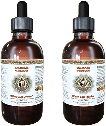 HawaiiPharm Clear Vision, Veterinary Natural Alcohol-Free Liquid Extract, Pet Herbal Supplement 2 Oz 7 HawaiiPharm Clear Vision, Veterinary Natural Alcohol-Free Liquid Extract, Pet Herbal Supplement 2 Oz - Image 5