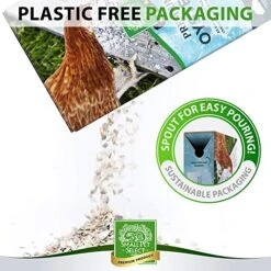 Small Pet Select - 100% Flaked Oyster Shell, Calcium Supplement For Chickens, And Ducks, 5lb -Zoo Shop 51uUViw1owL