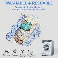 Dog Playpen Urine Pad Dog Pee Pads Puppy Pads, [PLAYPEN NOT Included!!] Reusable Pet Training Pads,Large Pet Pee Pad,Waterproof Pet Pads For Dog Bed Mat,Super Absorbing Whelping Pads (Urine Pad) -Zoo Shop 51uV8fRwiKL