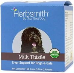 Herbsmith Organic Milk Thistle For Dogs And Cats – Liver Supplement For Dogs & Cats – Made In USA – 500g Powder -Zoo Shop 51uW32JBhAL. AC