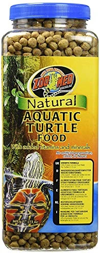 Zoo Med Natural Aquatic Turtle Food (Pellets) 13 Oz - Pack Of 4
