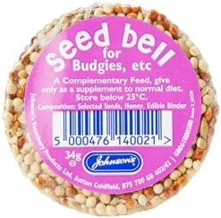 Johnsons Bulk Box Treat 2 Eat Seed Bells For Budgies 1x27 -Zoo Shop 51ufsj9GEPL