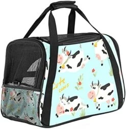 Pet Carrier Cute Cat Fish Food Pattern Soft-Sided Pet Travel Carriers For Cats,Dogs Puppy Comfort Portable Foldable Pet Bag Airline Approved 26 Pet Carrier Cute Cat Fish Food Pattern Soft-Sided Pet Travel Carriers For Cats,Dogs Puppy Comfort Portable Foldable Pet Bag Airline Approved -Zoo Shop 51uitfSR8S. AC