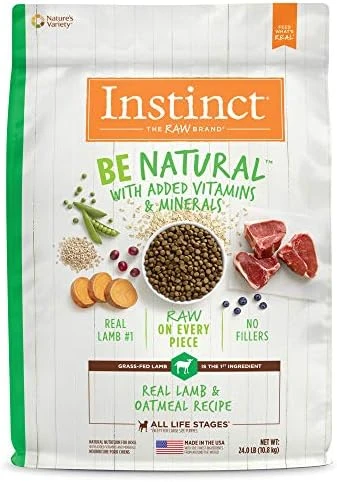 Instinct Be Natural Real Lamb & Oatmeal Recipe Natural Dry Dog Food, 24 Lb. Bag 14 Instinct Be Natural Real Lamb & Oatmeal Recipe Natural Dry Dog Food, 24 Lb. Bag - Image 12