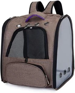 LEFEDA Cat Backpack Pet Bag For Dogs Portable Carrier Bags Comfort Carrier For Small Medium Dog Pet Backpack Carrier (Color : Gray) -Zoo Shop 51v3JDfiykL. AC