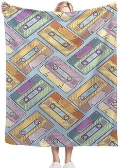 Pet Group Dogs Black And White Blanket Super Soft Cozy Throw Blanket, Lightweight Fuzzy Comfy Textured Flannel Blanket Winter Warm, Sofa, Bed, 30x50 Inches -Zoo Shop 51v6B6pNX2L. AC