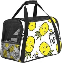 Pet Carrier Shrimp Pattern Sea Food Soft-Sided Pet Travel Carriers For Cats,Dogs Puppy Comfort Portable Foldable Pet Bag Airline Approved -Zoo Shop 51v9Q12RrWS. AC