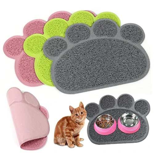 Washable Rugs 3pcs Shape Non- Feeding Control Bowl *cm Placemat Scatter Paw Puppy Pet Kitten Food Cat Dish Matswaterproof Dog Litter Soft PVC Water Rug Mat Washable Rug 7 Washable Rugs 3pcs Shape Non- Feeding Control Bowl *cm Placemat Scatter Paw Puppy Pet Kitten Food Cat Dish Matswaterproof Dog Litter Soft PVC Water Rug Mat Washable Rug - Image 5