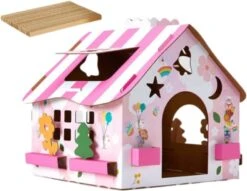 Cardboard Cat House: All-Season DIY Semi-Enclosed Design Scratching Board High-Density Creative Cottage Playhouse Toys Indoor Decor (Not Scratching Board,Hot Dog Fast Food Truck) -Zoo Shop 51vIKdysLaL. AC