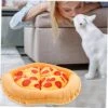 GARVALON Cat Nest Cat House Indoor Pet Mat For Food Indoor Mat Small Dog Cushion Pizza Pet Mat Dog Beds For Small Dogs Small Cat Bed Cat Hideaway Cat Toys Hot Dog Cloth The Dog Kitten Beds -Zoo Shop 51vNxbNVq3L