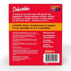 Delectables Non-Seafood Stew Lickable Wet Cat Treats, Variety Pack, 1.4 Ounce (Pack Of 12) -Zoo Shop 51vXWCtnHcL