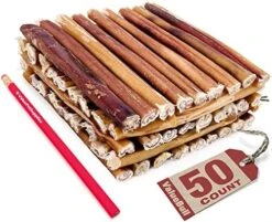 ValueBull Bully Sticks For Small Dogs, Extra Thin 6 Inch, 200 Count - All Natural Dog Treats, 100% Beef Pizzles, Single Ingredient Rawhide Alternative -Zoo Shop 51veqZaVwsL. AC