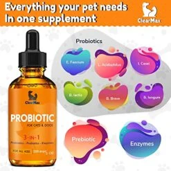 Probiotics For Dogs - Cat Probiotic - Great Dog Probiotics And Digestive Enzymes For Pet - Dog Digestive Enzymes & Pure Prebiotic - Canine Probiotic - Probiotics For Cats - Puppy Probiotic -Zoo Shop 51vgDgp8PSL