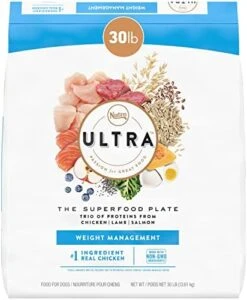 NUTRO ULTRA Adult Weight Management High Protein Natural Dry Dog Food For Weight Control With A Trio Of Proteins From Chicken, Lamb And Salmon, 15 Lb. Bag -Zoo Shop 51voPaH uHL. AC