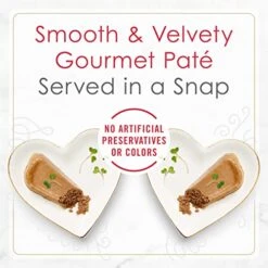 Purina Fancy Feast Gourmet Pate Wet Cat Food, Petites Tender Beef Entree - (12) 2.8 Oz. Tubs -Zoo Shop 51vxJLBpFcL