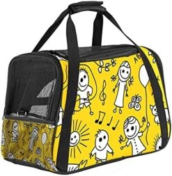 Pet Carrier Japanese Food Takoyaki Octopus Illustration Soft-Sided Pet Travel Carriers For Cats,Dogs Puppy Comfort Portable Foldable Pet Bag Airline Approved -Zoo Shop 51w1zVuXivS. AC