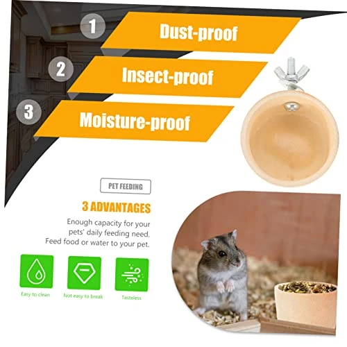 Hohopeti 3 Pcs Pet Bowl Bird Cage Feeder Bird Water Feeder For Cage Rabbit Water Bowl Puppy Food Feeder Rabbit Feeder Box Hamster Foods Bowl Hamster Food Dispenser Pet Supplies Food Bowl 3 Hohopeti 3 Pcs Pet Bowl Bird Cage Feeder Bird Water Feeder For Cage Rabbit Water Bowl Puppy Food Feeder Rabbit Feeder Box Hamster Foods Bowl Hamster Food Dispenser Pet Supplies Food Bowl