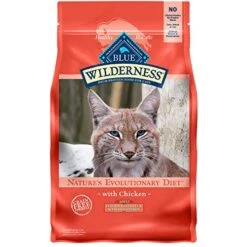 Blue Buffalo Wilderness High Protein, Natural Adult Indoor Hairball & Weight Control Dry Cat Food, Chicken 5-lb
