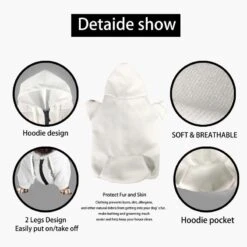 Rivatimrio Doughnut Pink Dessert Basic Dog Hoodie Sweatshirts, Yummy Novelty Sweet Food Pet Clothes Hoodies With Hat, Soft Outfit Coat For Large Medium Small Dogs - S -Zoo Shop 51wrVD6ioHL