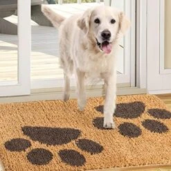 Pet Bed Mat 19.5" X 31.5", Dog Door Mat For Muddy Wet Paws And Shoes, Dog Indoor Door Non-Slip, Absorbent, Dirt Resist Mat, Machine Washable Entrance Rug Low-Profile Inside Entry Doormats For Entryway -Zoo Shop 51wzgSCZkyL. AC 2