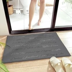 Cute Dog Love Heart Area Rug Non Slip Absorbent Non Shedding Easy Clean Washable Thick Plush Door Mat For Bathroom Entryway Living Dining Room Kitchen 20"x31.5" - Pet Paws With Word Welcome -Zoo Shop 51x5bUtPrwL. AC 1