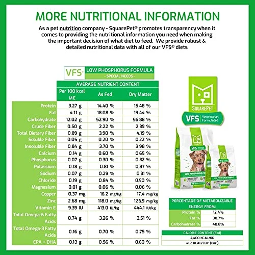 SquarePet VFS Low Phosphorus Formula Dry Dog Food 5 SquarePet VFS Low Phosphorus Formula Dry Dog Food - Image 3