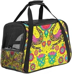 Pet Carrier Cute Cartoon Rolls And Sushi In Kawaii Japanese Food Soft-Sided Pet Travel Carriers For Cats,Dogs Puppy Comfort Portable Foldable Pet Bag Airline Approved -Zoo Shop 51xGLOJa3PS. AC