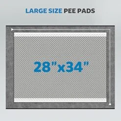 MIZOK Pee Pads For Dogs Large 28x34 Inches, Charcoal Puppy Pads New & Improved Odor-Control Absorbs Up To 8 Cups Of Urine Dog Pee Pads, 6-Layer Leak-Proof Wee Wee Pads For Dogs (40 Counts) 21 MIZOK Pee Pads For Dogs Large 28x34 Inches, Charcoal Puppy Pads New & Improved Odor-Control Absorbs Up To 8 Cups Of Urine Dog Pee Pads, 6-Layer Leak-Proof Wee Wee Pads For Dogs (40 Counts) -Zoo Shop 51xQqa9f1jL