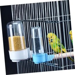 Iplusmile 10 Pcs Bird Feeder Bird Cage Feeder Decorate Water Bottle Bird Water Feeder For Cage Bird Cage Water Dispenser No Parrot Feeder Dog Water Dispenser For Cage Parrot Plastic Waterer -Zoo Shop 51xadqGWXsL