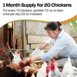 SeaBuck 7 Chicken & Bird Supplement With Sea Buckthorn To Improve Egg Quality (1-Month Supply For 20 Chickens) – Earlier Laying, Egg Production Booster & Higher Quality Eggs -Zoo Shop 51xqUAvy9dL