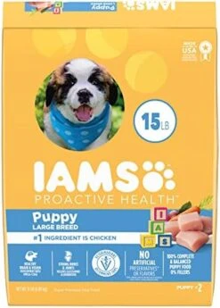 IAMS Smart Puppy Large Breed Dry Puppy Food With Real Chicken, 15 Lb. Bag -Zoo Shop 51xst3KPPvL. AC