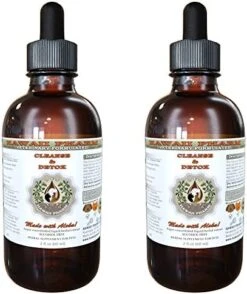 HawaiiPharm Cleanse & Detox, Veterinary Natural Alcohol-Free Liquid Extract, Pet Herbal Supplement 2x2 Oz -Zoo Shop 51xyS2NzN4L. AC