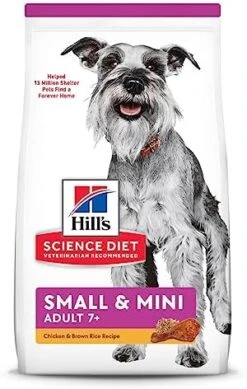 Hill's Science Diet Dry Dog Food, Adult 7+ For Senior Dogs, Small Paws For Small Breeds, Chicken Meal, Barley & Brown Rice Recipe, 15.5 Lb. Bag 17 Hill's Science Diet Dry Dog Food, Adult 7+ For Senior Dogs, Small Paws For Small Breeds, Chicken Meal, Barley & Brown Rice Recipe, 15.5 Lb. Bag -Zoo Shop 51y14OuVphL. AC 3