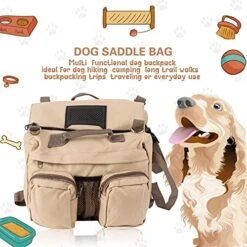 Outdoor Dog Backpack, Breathable Dog Backpack For Hiking Pet -Zoo Shop 51yENH1pIhS