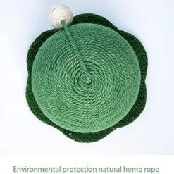 JYDQM Cats Tree Scratcher Woven Cats Scratch Cactus Ball With Wood Base Pet Toy Scratch Board Ball Pet Cat Supplies (Color : C, Size : One Size) -Zoo Shop 51yF22Y0PiL