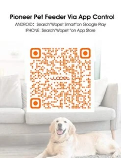 COOKX Automatic Cat Feeder With Camera 7L App Control Smart Feeder Cat Dog Food Dispenser 6-Meal Auto Pet Feeder With Timer Programmable HD Camera For Voice And Video Recording (Color : White) -Zoo Shop 51yT1TZ28xL