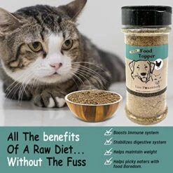 Live Pawsitively Freeze Dried Food Topper For Dogs & Cats (Beef, Chicken, Lamb, Salmon, White Fish) (White Fish) -Zoo Shop 51yozvLW6NL