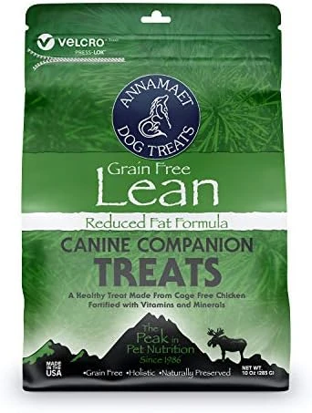 Annamaet Grain-Free Lean Dog Treats Reduced Fat Formula With Chicken & Duck, 7-oz Bag 8 Annamaet Grain-Free Lean Dog Treats Reduced Fat Formula With Chicken & Duck, 7-oz Bag - Image 6