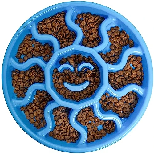 Slow Feeder Dog Bowl For Large And Medium Dogs, Non-Slip Dog Slow Feeder, Anti-Choking Slow Eating Bowl, Pet Slower Food Dish For Dry Wet Food(Green) 3 Slow Feeder Dog Bowl For Large And Medium Dogs, Non-Slip Dog Slow Feeder, Anti-Choking Slow Eating Bowl, Pet Slower Food Dish For Dry Wet Food(Green)