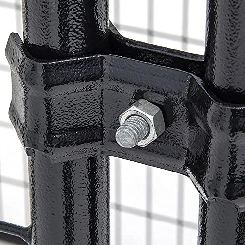 Lucky Dog 60544 Uptown Spacious 4' X 4' X 6' Heavy Duty Welded Wire Outdoor Dog Kennel With Water Resistant Cover, Black 6 Lucky Dog 60544 Uptown Spacious 4' X 4' X 6' Heavy Duty Welded Wire Outdoor Dog Kennel With Water Resistant Cover, Black - Image 4