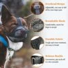 Dog Muzzle, Soft Mesh Muzzle For Small Medium Large Dogs Labrador German Shepherd, Breathable Adjustable Muzzles For Biting, Chewing, Scavenging And Poisoned Bait, Allows Panting And Drinking -Zoo Shop 51zA3YvZUjL