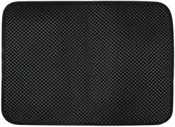 ALIKKA Dog Food Mat Household Pet Pads Kennel Cage Pads Pet Sand Pads Cat Litter Pads (Color : Gray, Size : 45x30cm) -Zoo Shop 51zCzi1lyDL. AC 1