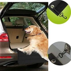 TEHAUX Truck Accessories Car Trunk Bumper Pad Foldable Black Anti- Dirty Pad Pet Pad Car Bumper Guard, Cargo Liner For SUV Car Floor Mat For Bumper Bully Pet Trunk Mat For SUV Car Accessories -Zoo Shop 51zO03prhEL