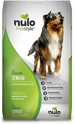 Nulo Freestyle All Breed Senior Dry Dog Food, Premium Grain-Free Dog Kibble With Healthy Digestive Aid BC30 Probiotic And Chonoitin Sulfate For Hip & Joint Support -Zoo Shop 51zO3P7Z2GL. AC