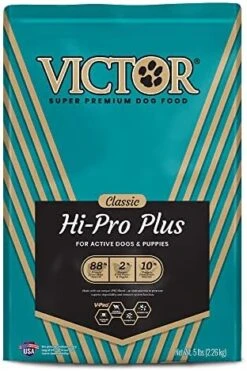 VICTOR Super Premium Dog Food – Hi-Pro Plus Dry Dog Food – 30% Protein, Gluten Free - For High Energy And Active Dogs & Puppies, 50lbs -Zoo Shop 51zStUsJw6L. AC