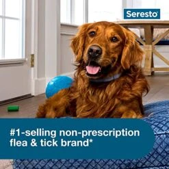 Seresto Large Dog Vet-Recommended Flea & Tick Treatment & Prevention Collar For Dogs Over 18 Lbs. | 8 Months Protection -Zoo Shop 51zbhNcy3aL