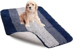 LeashBoss - Brown Bathroom Rugs, Extra Large Bathmat - Soft, Absorbent, Thick, Non-Slip Microfiber Bath Mat For Bathrooms, Showers, Tubs, And Doorways For Dogs Muddy Paws Machine Washable (34.5 X 24) -Zoo Shop 51zd3pXWIiL. AC