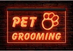 210003 Pet Grooming Dog Cat Shop Store Service Open Display LED Light Neon Sign (12" X 8", Green) -Zoo Shop 51zggLdHAFL. AC 3
