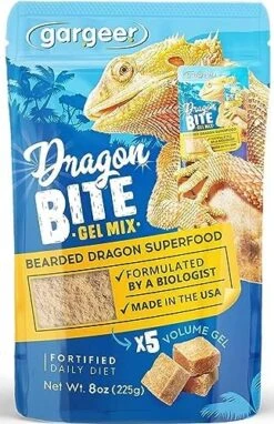 Gargeer 3oz Bearded Dragon Food. Complete Gel Diet For Both Juveniles And Adults. Proudly Made In The USA, Using Premium Ingredients, Fortified Gourmet Formula. Enjoy! -Zoo Shop 51ziaZ8COhL. AC