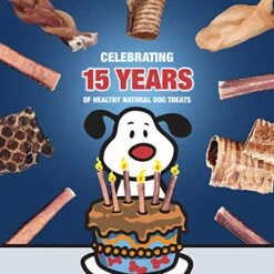 ValueBull Bully Sticks For Dogs, Jumbo 5-6 Inch, Varied Shapes, 25 Count - All Natural Dog Treats, 100% Beef Pizzles, Single Ingredient Rawhide Alternative -Zoo Shop 51zuwU8fGIL 5